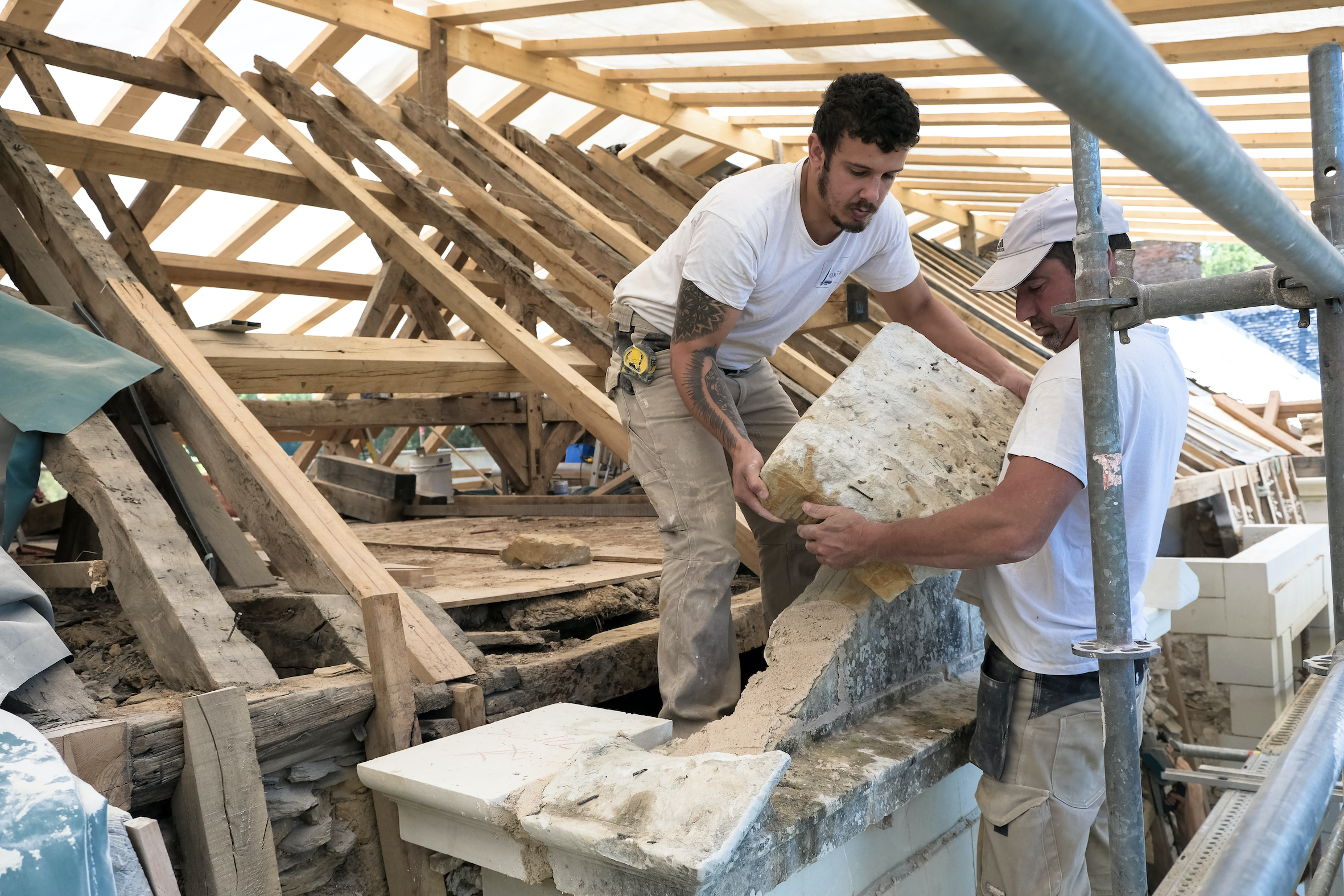 Château de la Faucille, chantier de restauration journées européennes du patrimoine 2023